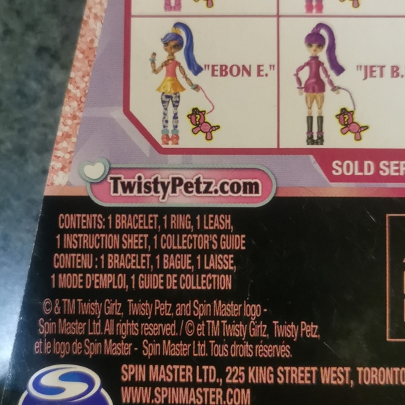 Twistys Girlz Girls Ruby Spark Petz Pets Spin Master Series 2 Doll NWT NEW Twist - Picture 10 of 15